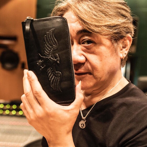 PRE-ORDER : Kamen Rider Shocker Relief Genuine Leather Round Long Wallet