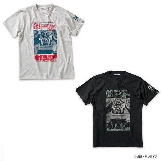 PRE-ORDER : STRICT-G "Mobile Suit Gundam 08th MS Platoon" T-shirt RX-79 Pattern