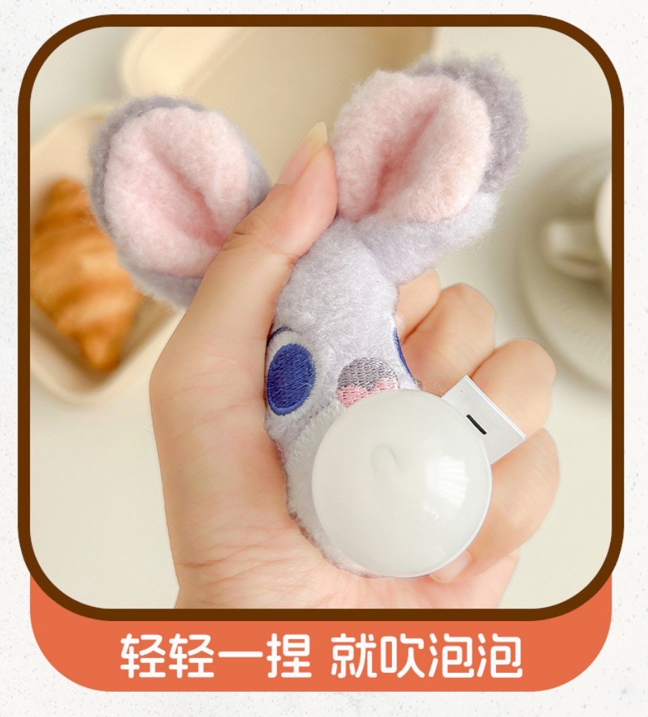 ตุ๊กตาพวงกุญแจ แบบบีบ ลิขสิทธิ์แท้ - Disney - Zootopia Bubble Gum Plush Pendant Keychain by Potdemiel