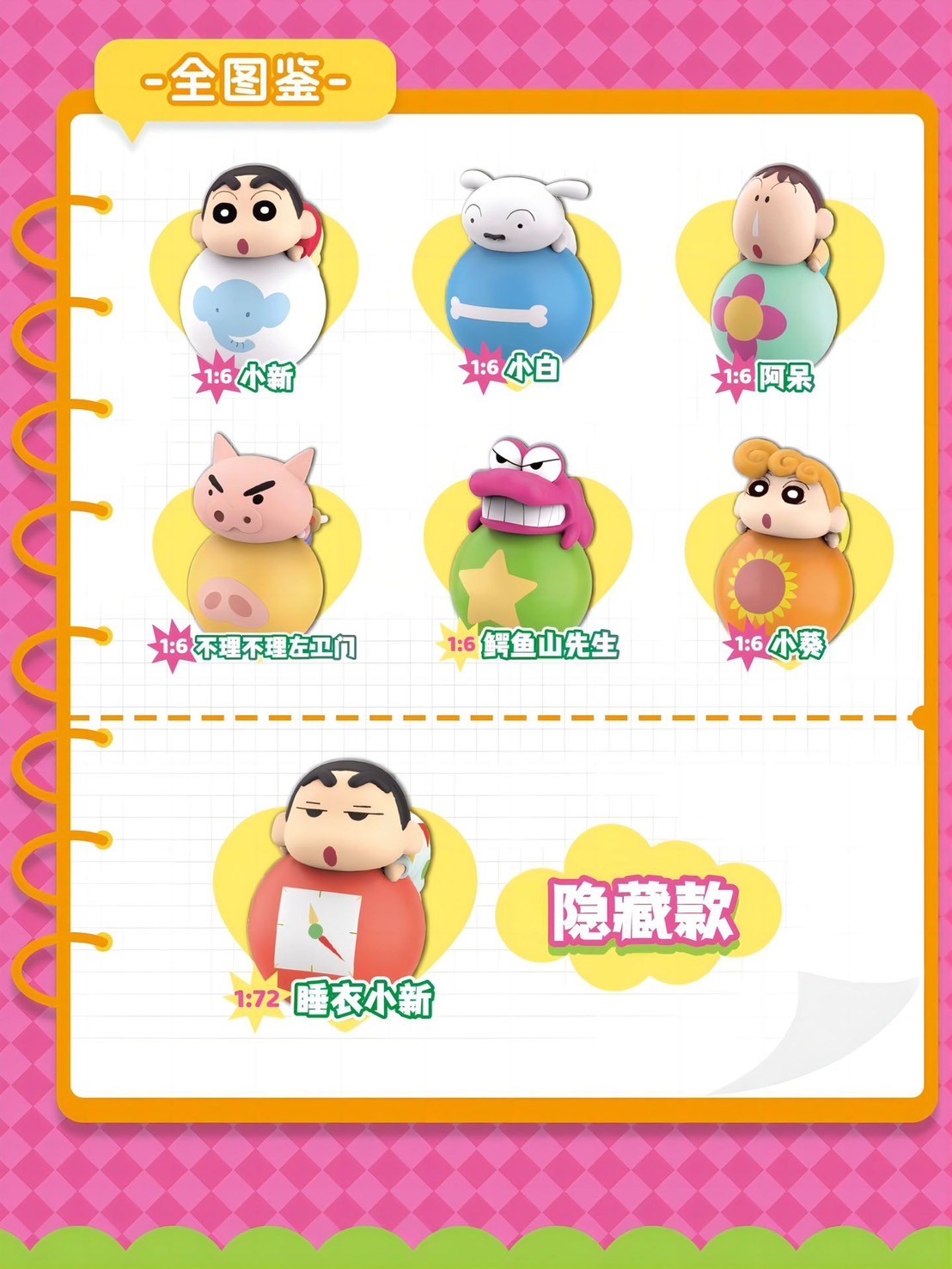 โมเดล ตุ๊กตาล้มลุก ชินจัง ได้ 1 ตัว | Crayon Shinchan - Daily Series Cute Ball by LDCX