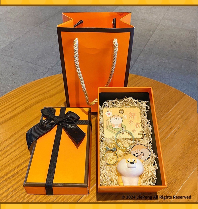 พวงกุญแจ เจ้าหมาชิบะ ลิขสิทธิ์แท้ Shiba - The daily life of Achai Goji Series Keychain Pendant by Baimao