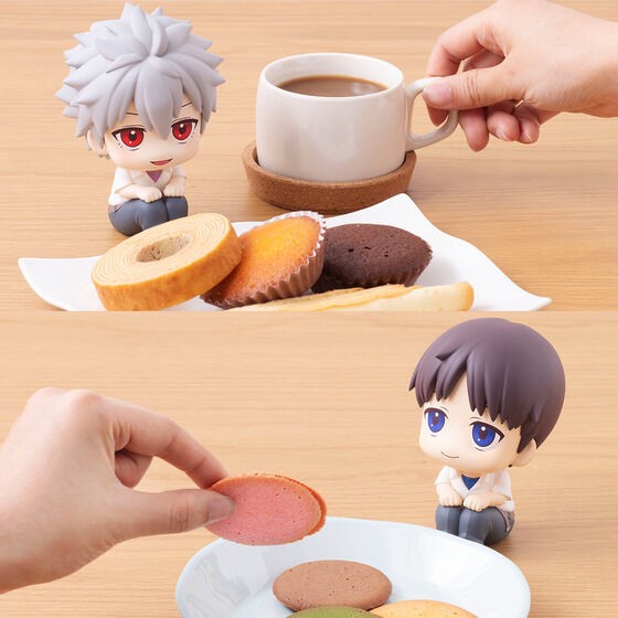 PRE-ORDER : Rukappu Evangelion New Theatrical Version Shinji Ikari & Kaworu Nagisa Set [Limited Bonus with Cushion]