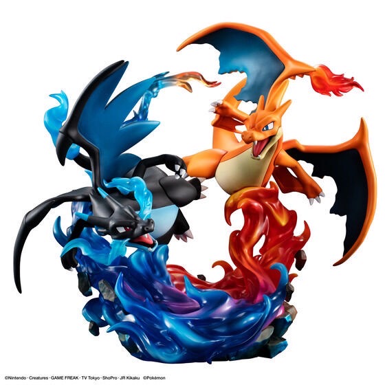 PRE-ORDER : G.E.M.EX Series Pokémon Mega Charizard X & Mega Charizard Y [Includes Special Mini Clear File]