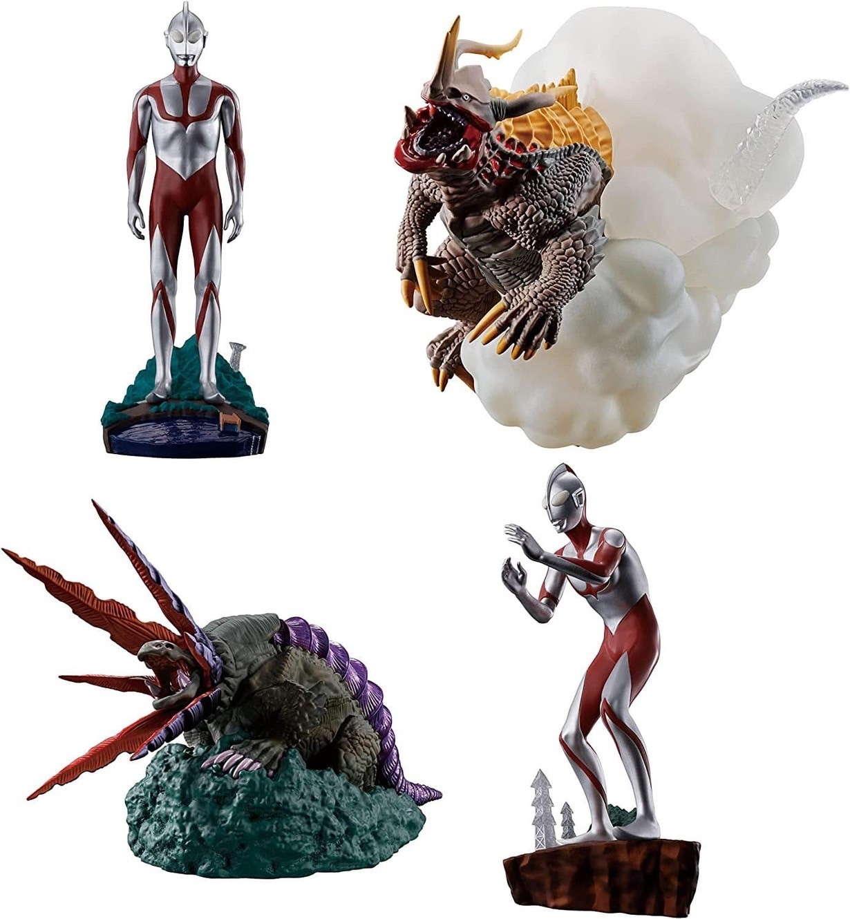 Ultraman - Petitrama Visionary Diorama Shin Ultraman by MegaHouse (Set of 4)