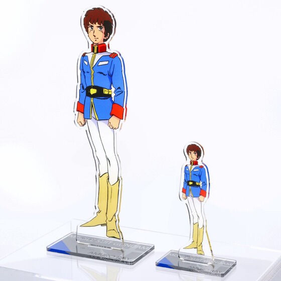 PRE-ORDER : Mobile Suit Gundam Acrylic Stand Amuro Ray / Char Aznable