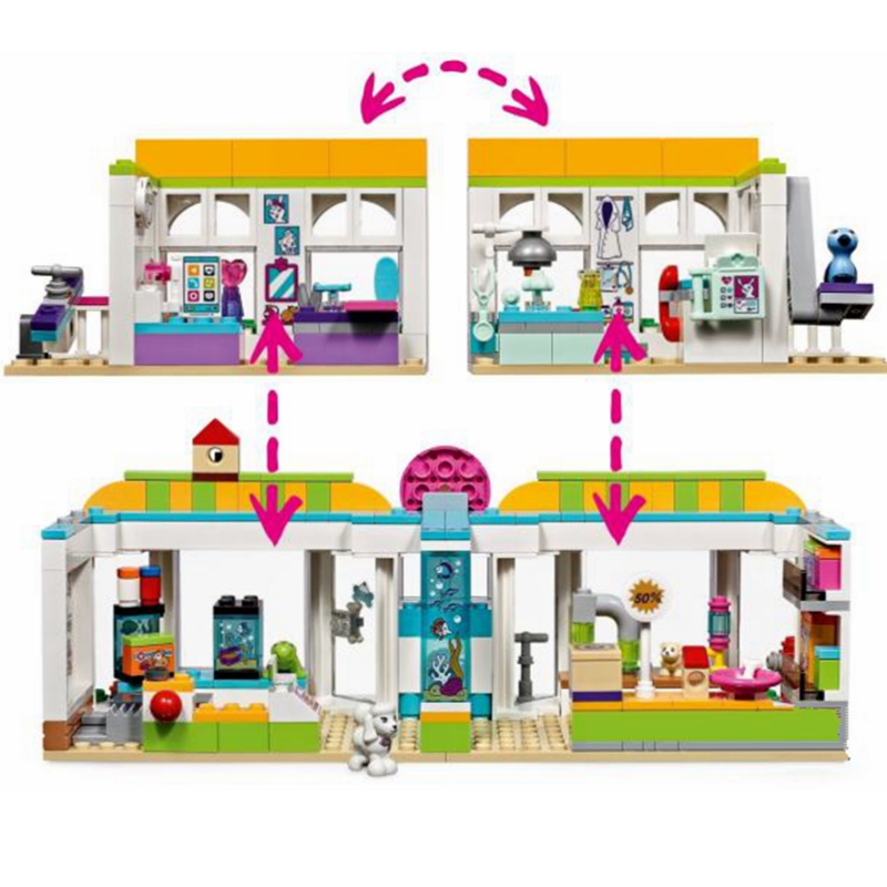 Lepin 01074 Friends Heartlake City Pet Center 531pcs