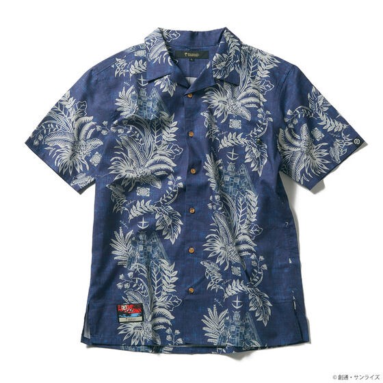 PRE-ORDER : STRICT-G PAIKAJI "Mobile Suit Gundam Cucuruz Doan's Island" Aloha Shirt