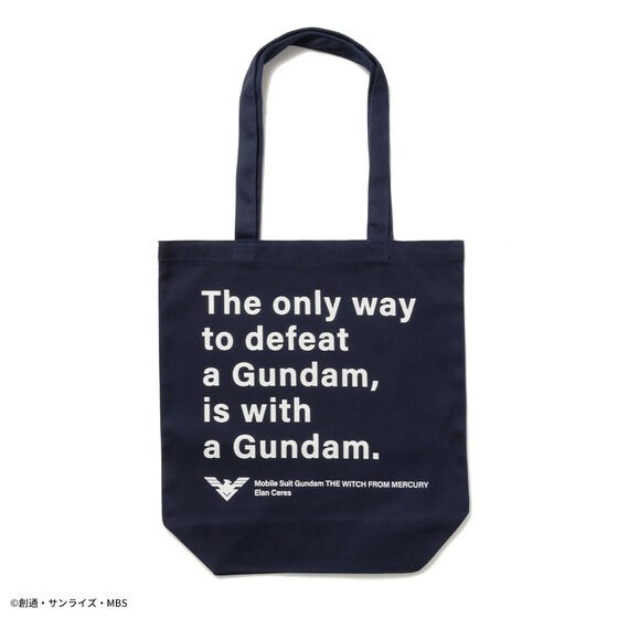 PRE-ORDER : STRICT-G "Mobile Suit Gundam The Witch from Mercury" Famous Lines Tote Bag