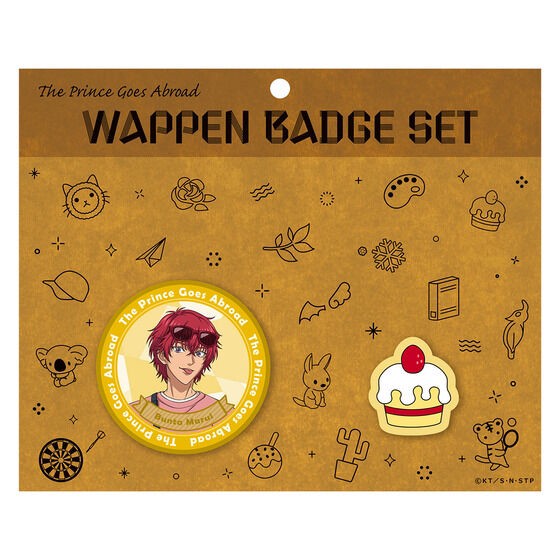 PRE-ORDER : [New Prince of Tennis The Prince Goes Abroad Summary] Patch Badge Set