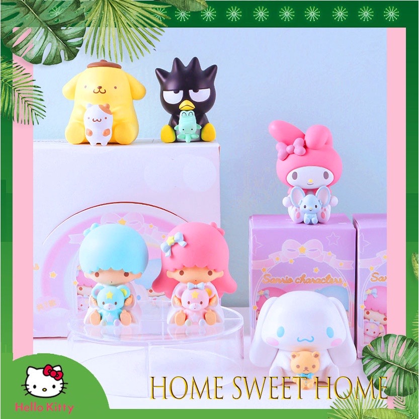 Blind Box ได้1ตัวแบบสุ่ม - Sanrio Characters with Friends Series by Miniso (Set of 6+1secret)