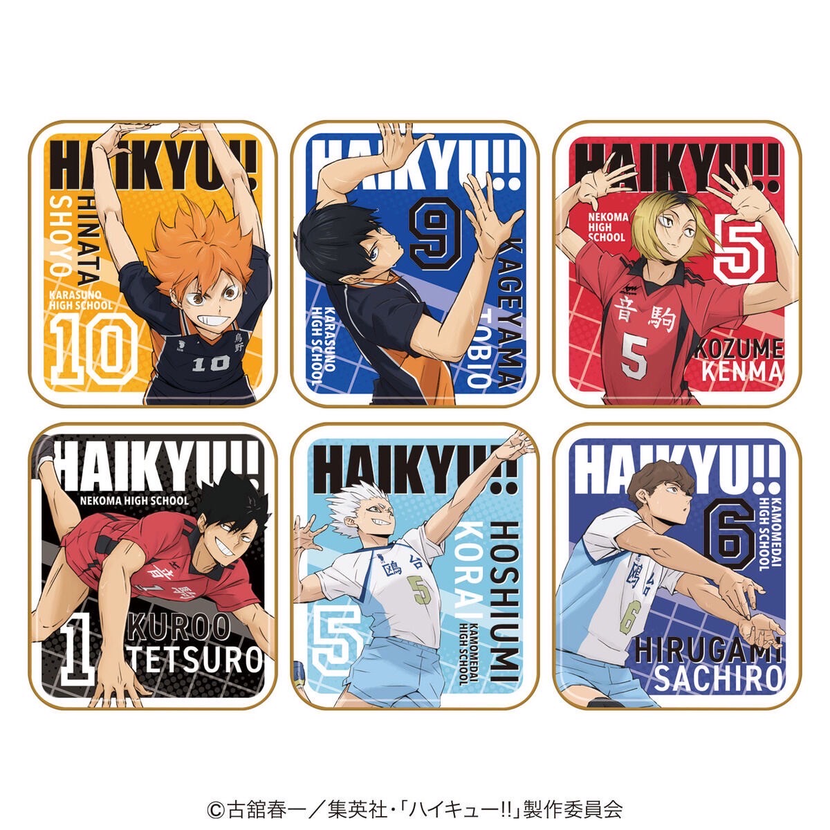 PRE-ORDER : Character Tab Can Haikyu!! (Set of 6)
