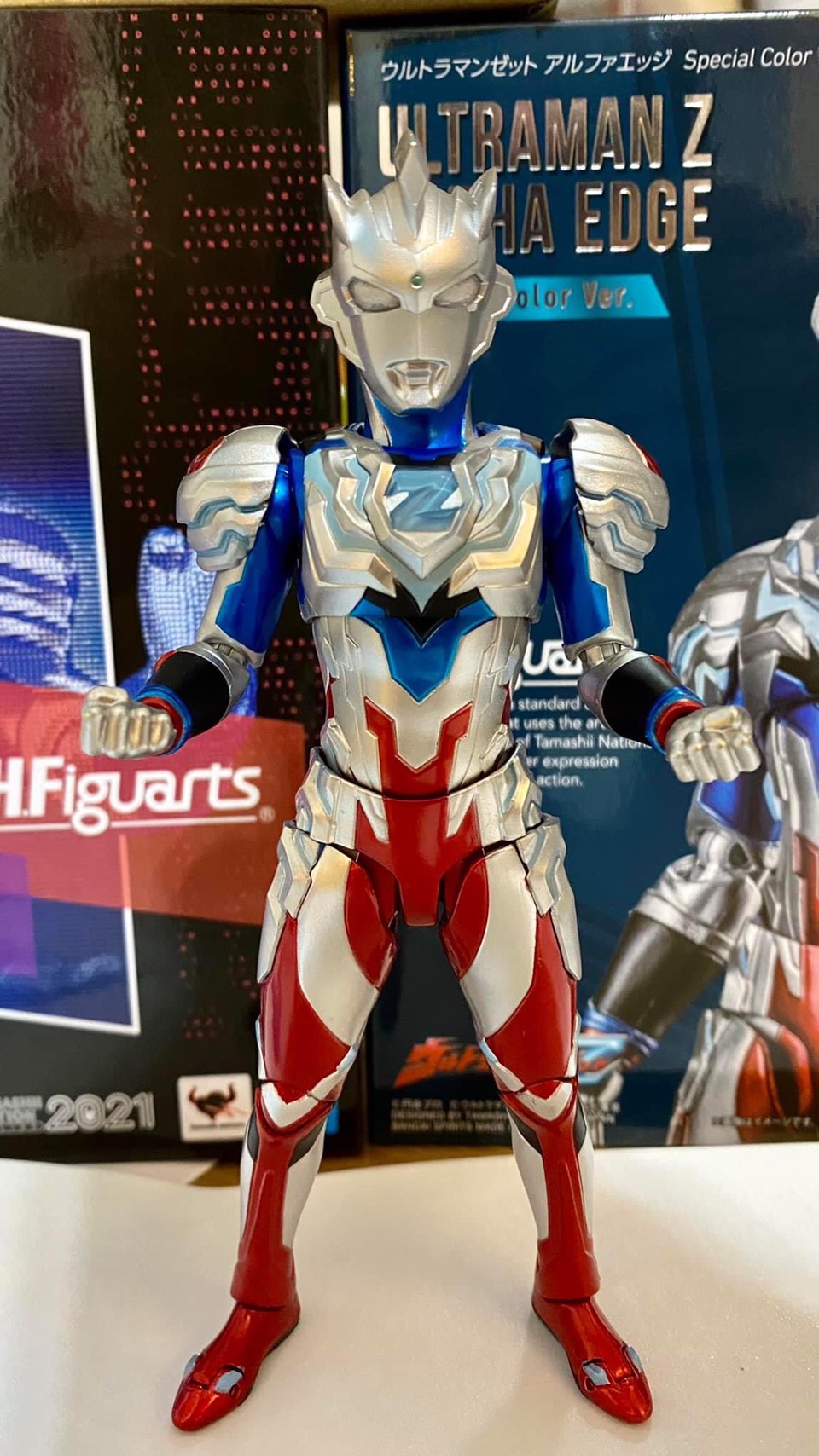 Ultraman - [TAMASHII NATION 2021] *Limited P-bandai* S.H.Figuarts Ultraman Z Alpha Edge Special Color Ver.- by Premium Bandai (Lot JP มีกล่องน้ำตาล)