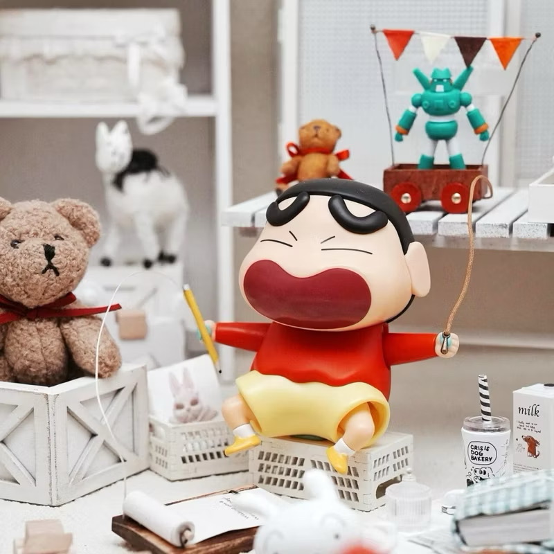 ร้าน🇹🇭 พร้อมส่ง✨ โมเดลชินจังได้ 1ตัว ไขลานดุ๊กดิ๊ก Crayon Shinchan Dynamic Shin-Vibes Series by 52Toys