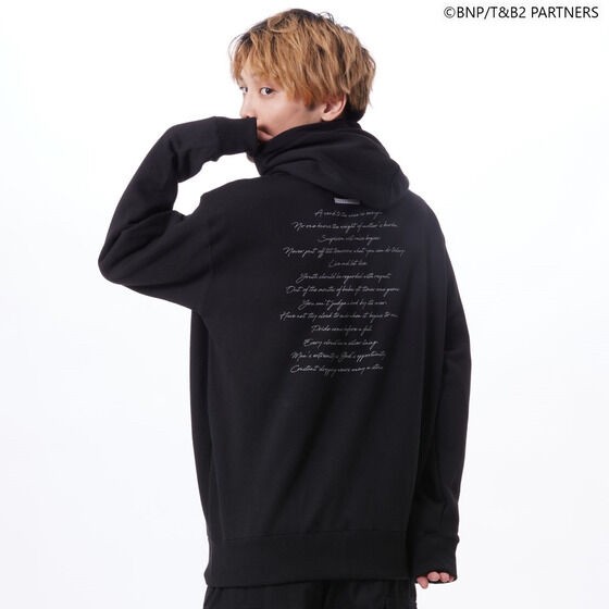 PRE-ORDER : Tiger & Bunny 2 Part 1 Subtitle Pattern Pullover Hoodie