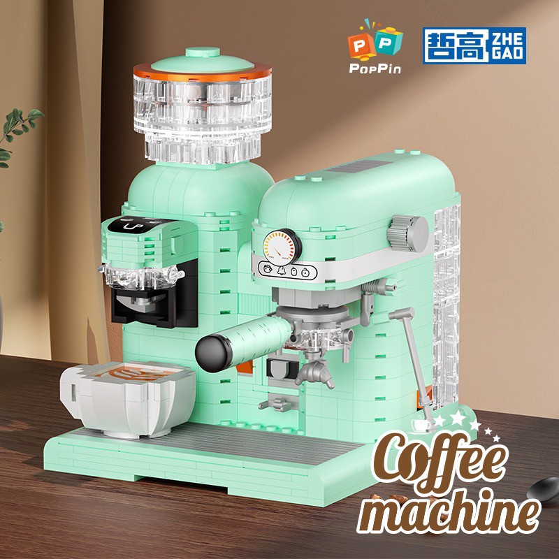 Zhe Gao 663008 Green Coffee Machine 924pcs