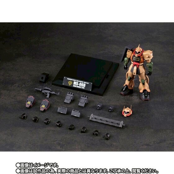 PRE-ORDER : Robot Spirit <SIDE MS> MS-06D Zaku Desert Type A.N.I.M.E. -MS MUSEUM-