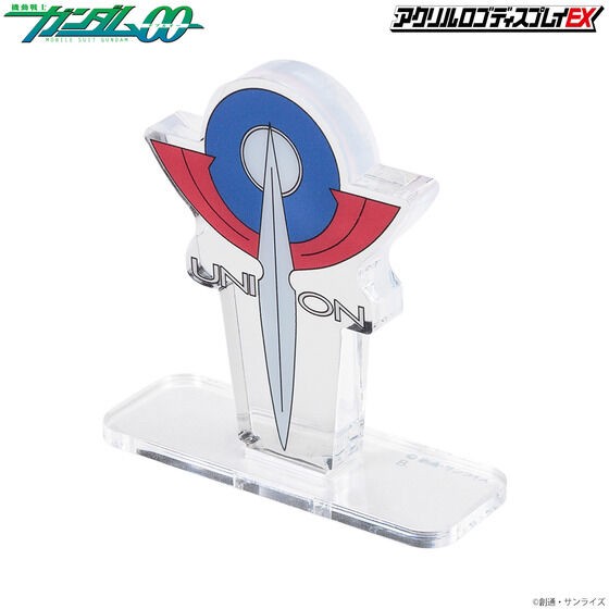 PRE-ORDER : Acrylic Logo Display EX Mobile Suit Gundam 00 UNION Mark