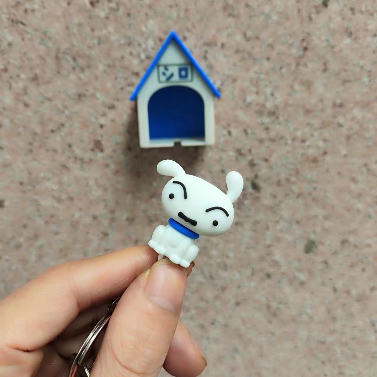 พวงกุญแจ ที่เก็บกุญแจ บ้านชิโร่ Crayon Shinchan - Shiro House Keychain