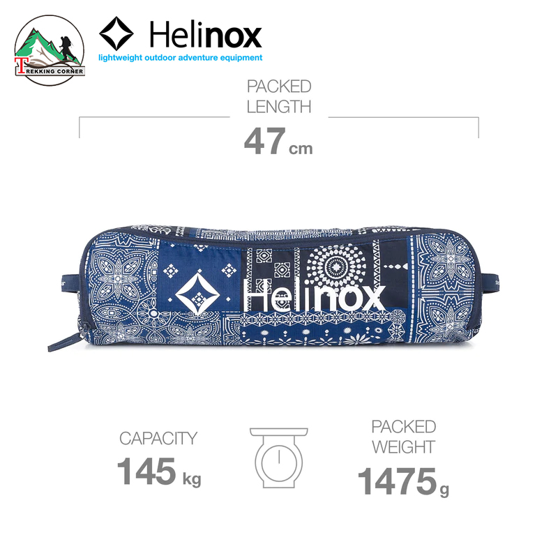 เก้าอี้ Helinox sunset chair blue bandana