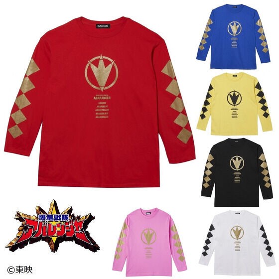 PRE-ORDER : Bakuryu Sentai Abaranger 20th Anniversary Long Sleeve T-shirt