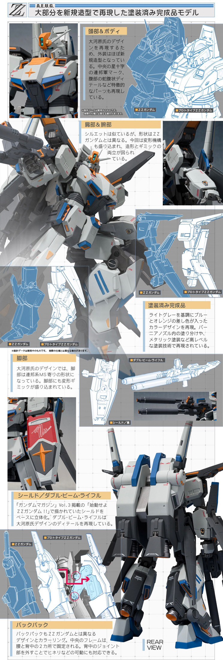 PRE-ORDER : METAL ROBOT SPIRITS (Ka signature) <SIDE MS> Prototype ZZ Gundam