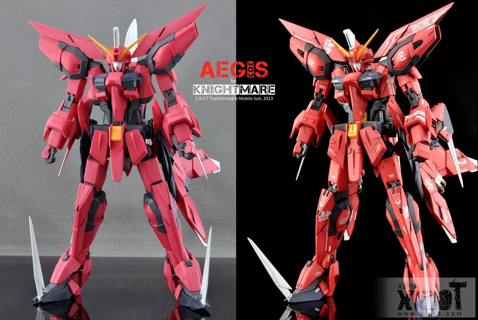 MG 1/100 GAT-X303 Aegis Gundam by Bandai