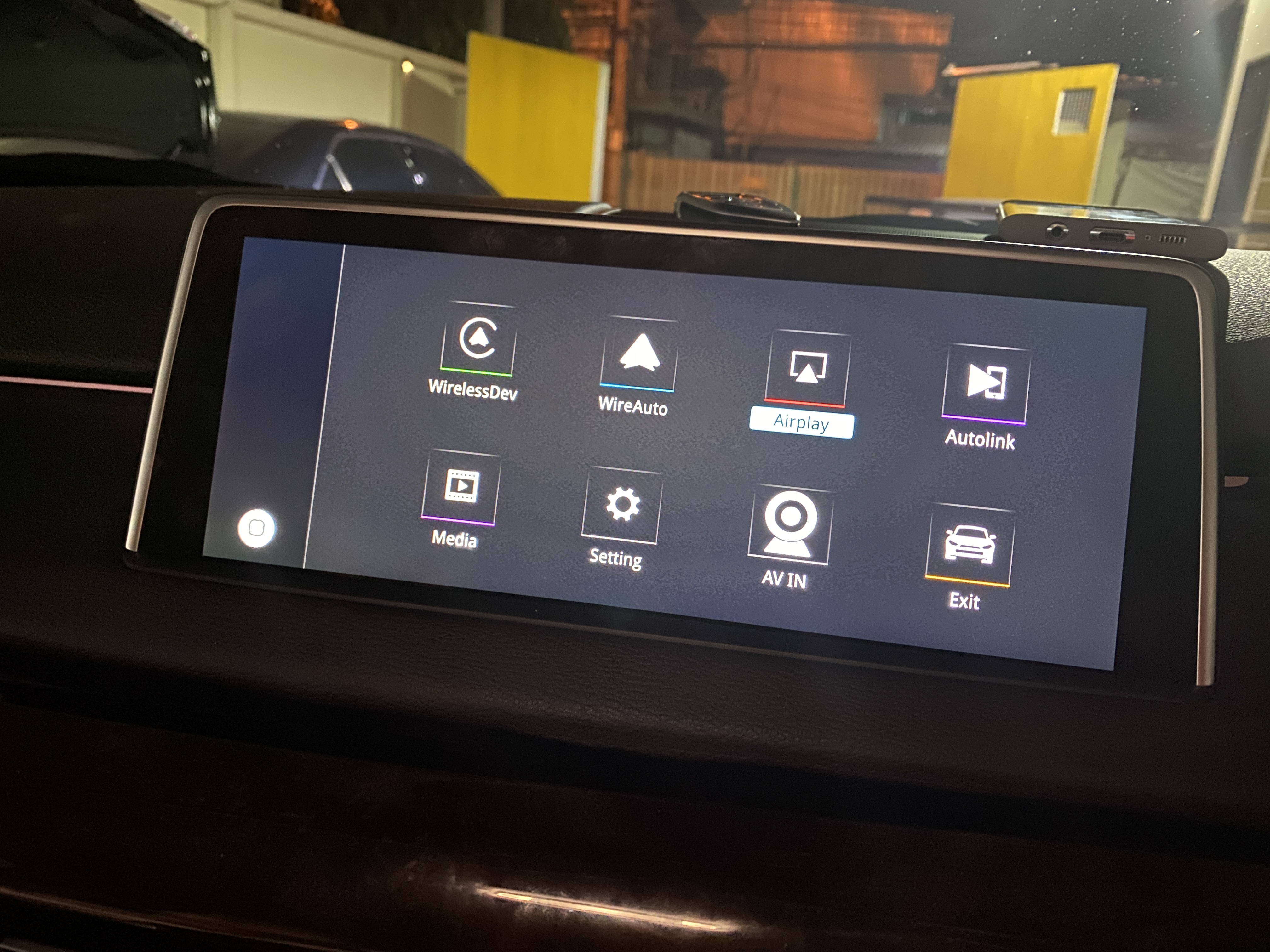 SmartLink apple carplay android auto ในวิทยุเดิม จอเดิมติดรถ BMW F15 X5