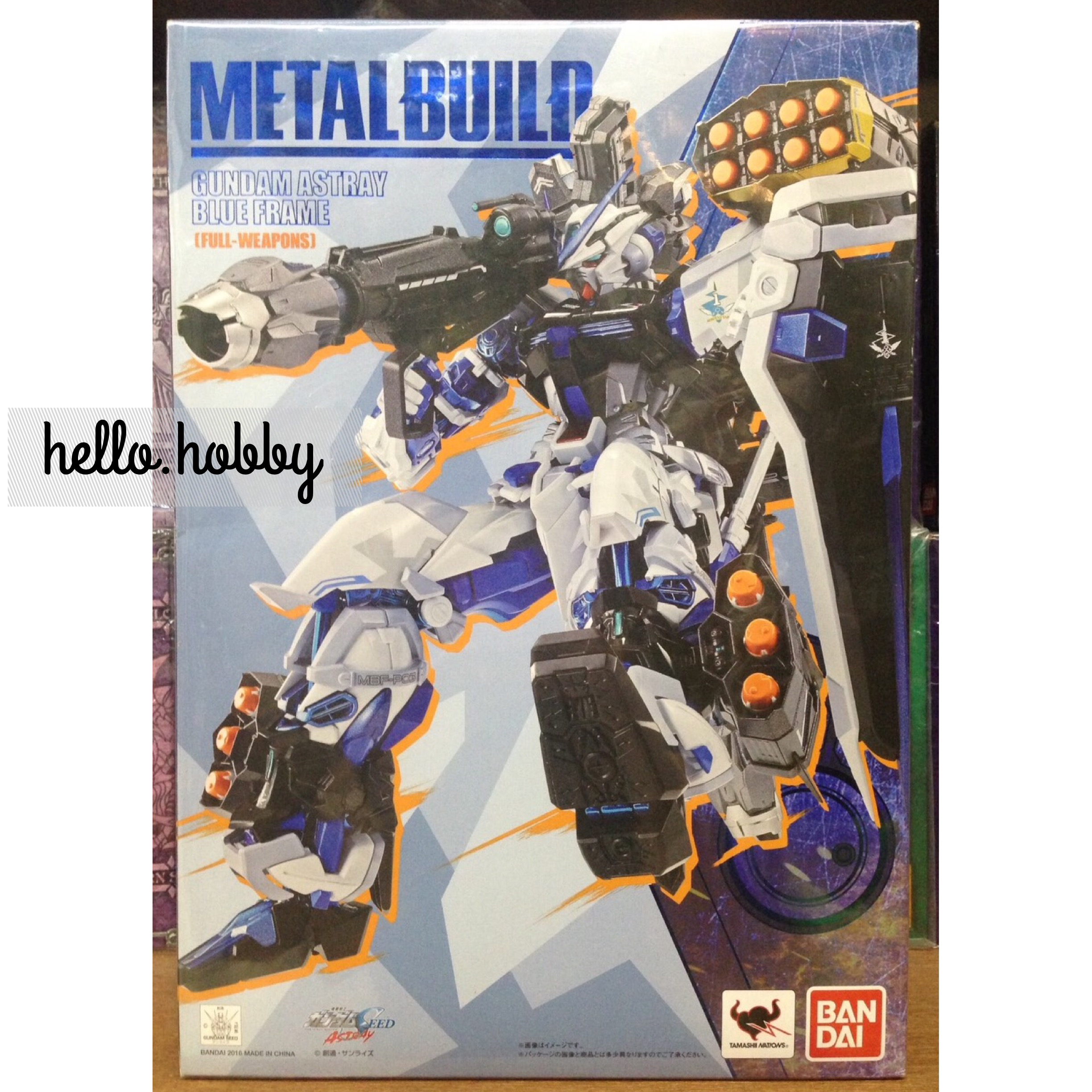METAL BUILD Gundam Astray Blue Frame (Full Weapon Set) by Bandai