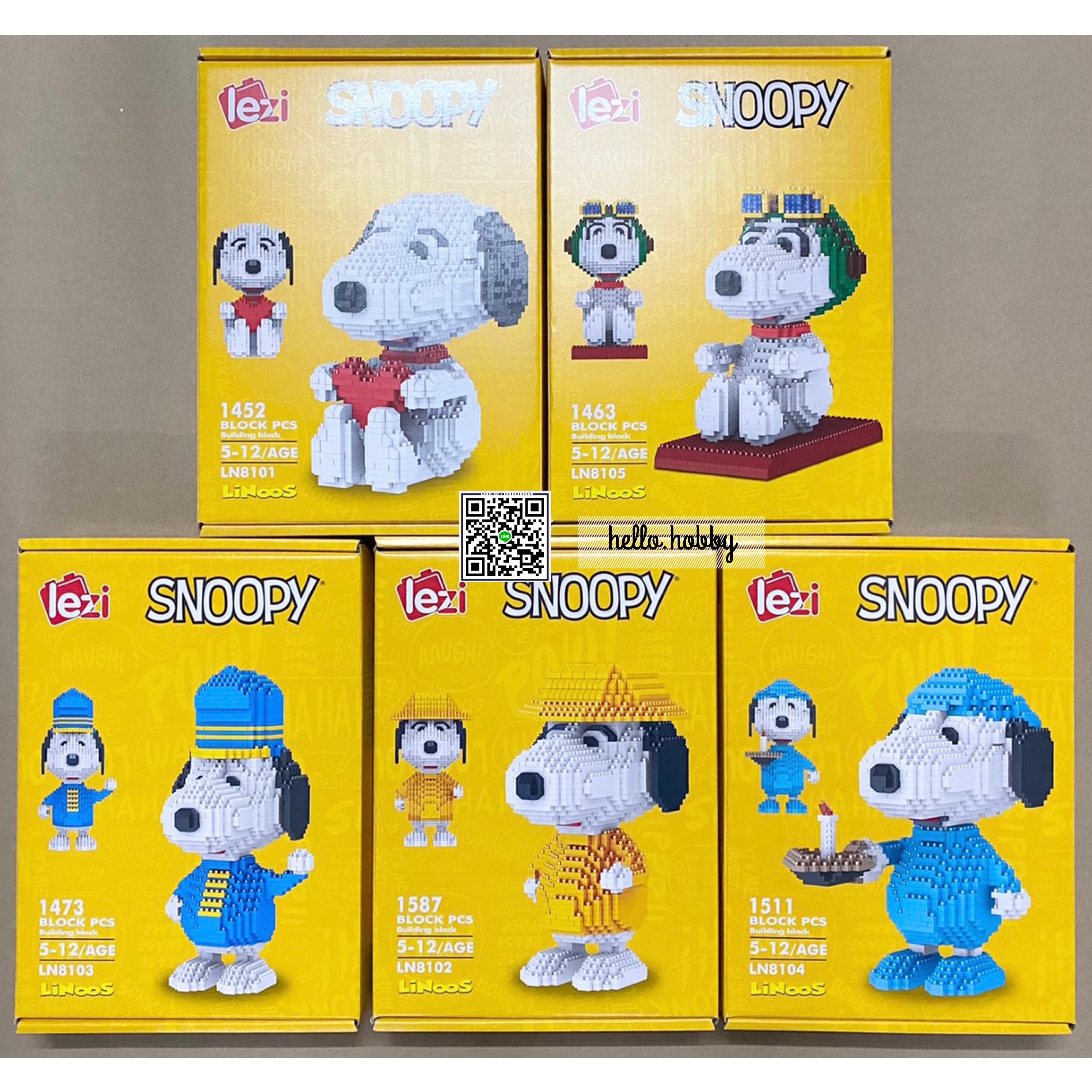 Lezi 8101-8105 Snoopy