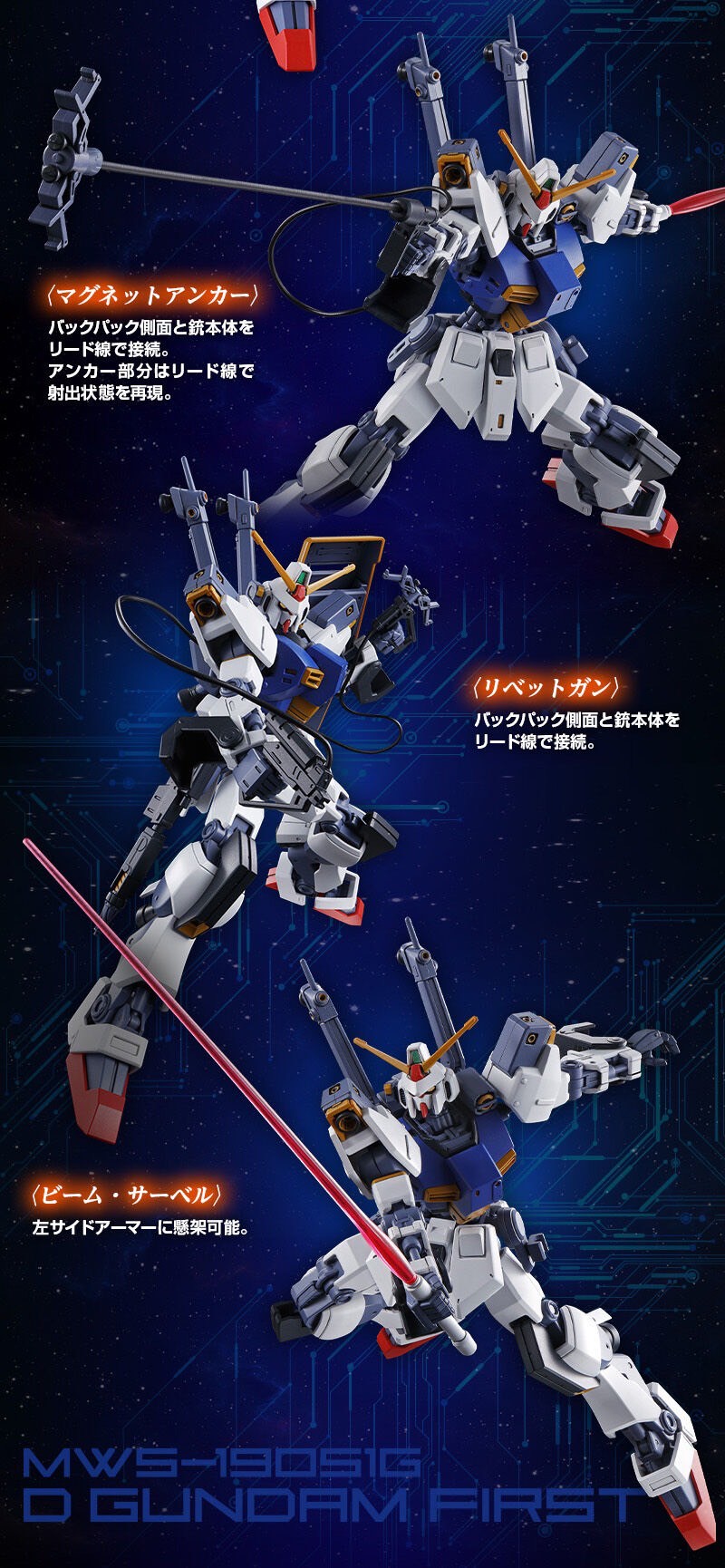 PRE-ORDER : HG 1/144 D Gundam First