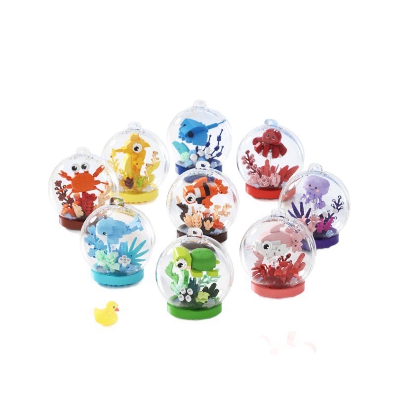 ตัวต่อนาโนสัตว์ทะเลจิ๋ว - CLC - The Ocean Ball Building Blocks (มีไฟ)