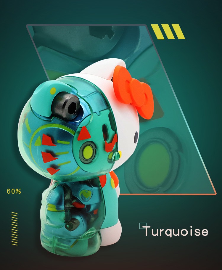 Mecha Hello Kitty Vol.01 Series Blind Box by Lam Toys (Set of 6+1)