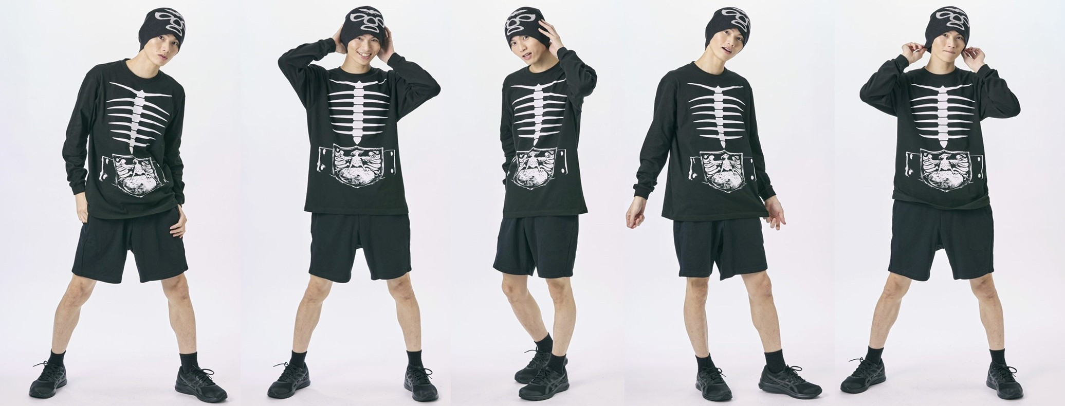 PRE-ORDER : Kamen Rider Shocker Style Long Sleeve T-shirt