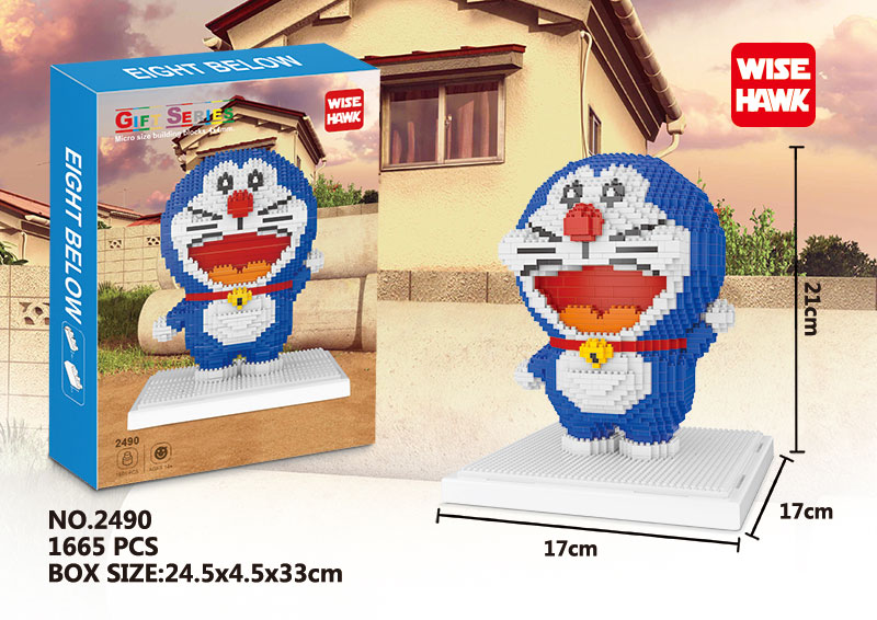 Wise Hawk 2490 Doraemon 1665pcs