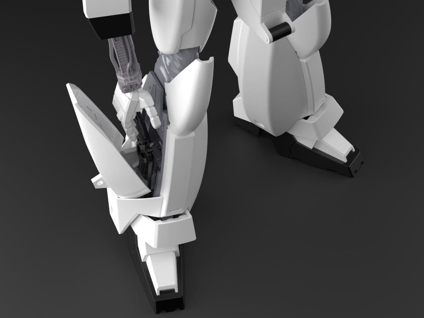 Pre-order : 1/43 Mobile Police Patlabor AV-98 Ingram 2nd + Special Command Vehicle Type 98 Plastic Model Kit by Aoshima