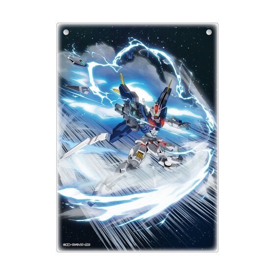 PRE-ORDER : Mobile Suit Gundam The Witch from Mercury Chara Pop Store Laminated Acrylic Illustration Board + Acrylic Stand Set