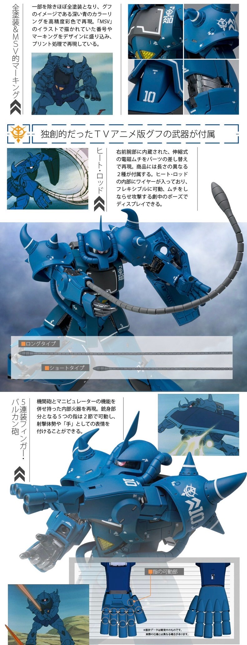 PRE-ORDER : GUNDAM FIX FIGURATION METAL COMPOSITE MS-07B GOUF