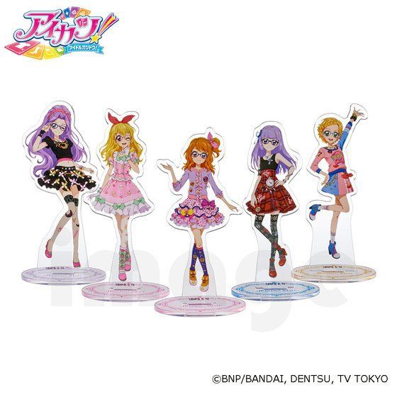 PRE-ORDER : Aikatsu! Acrylic Stand (Mitsuki/Ichigo/Akari/Sumire/Hinaki Glasses ver.)