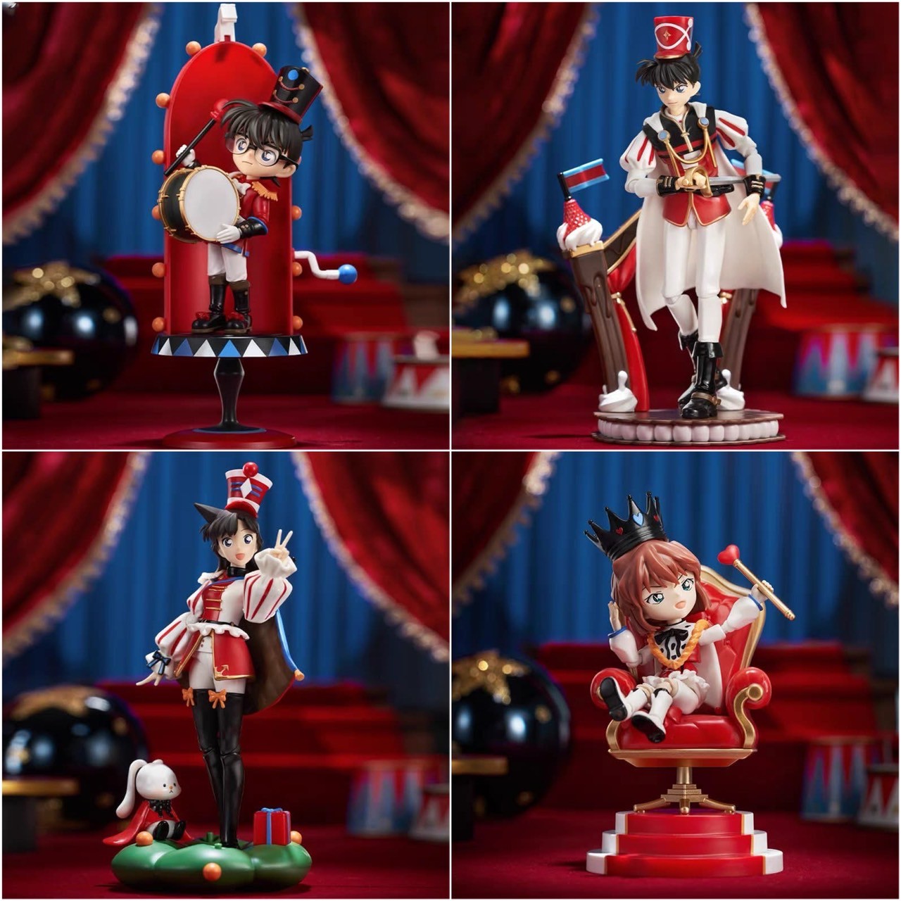 Pre-order : Blokees Detective Conan Figures Fantastics Series Sleepwalking Though Fairly Tales Plastic Model Kit (Set of 4) by Buluke Blokess Bloks