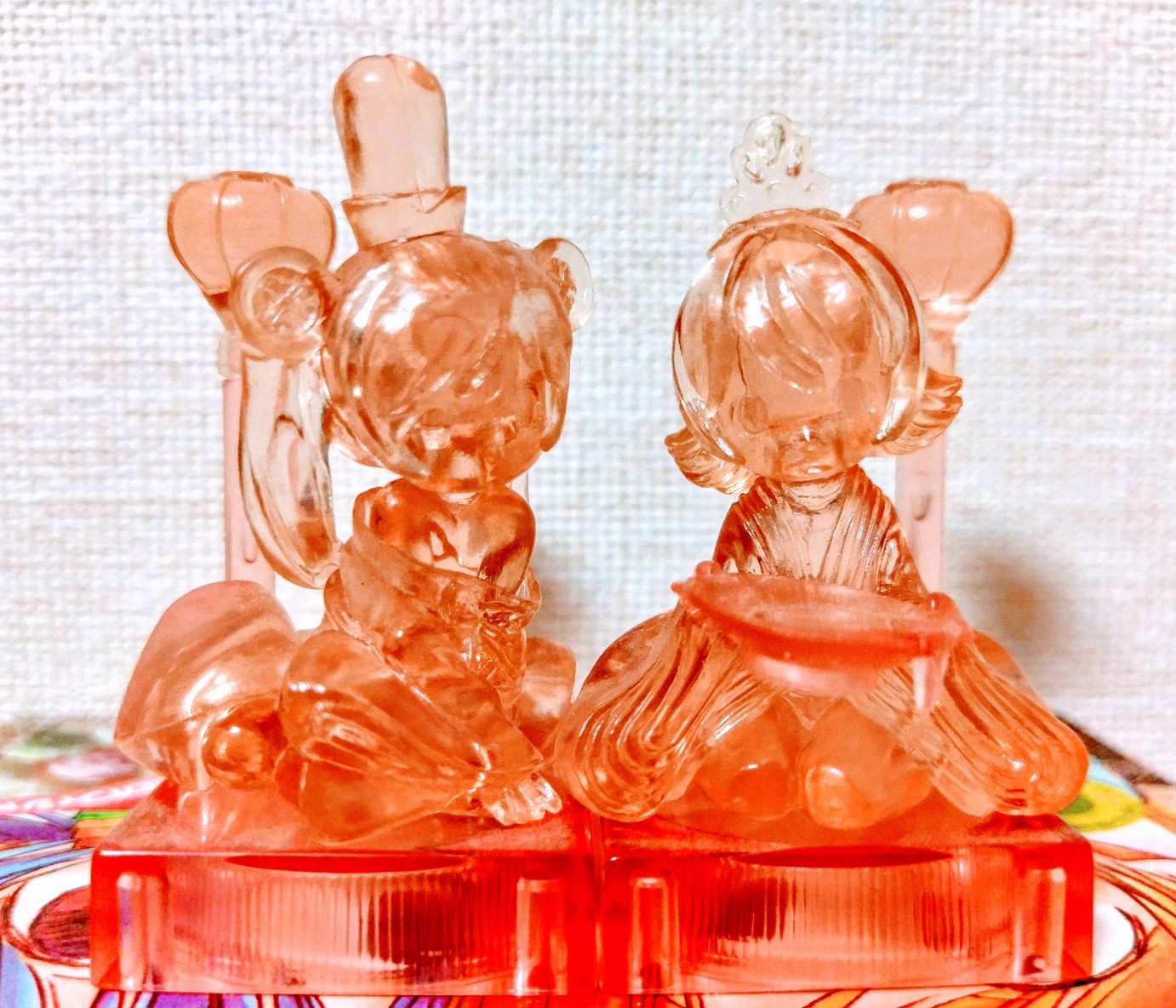 Gashapon - Wanda-chan's Lunch Hina-arare Hina Doll Style Figure Collection Wonder Festival 2003 Winter Official Rice Crackers Limited by Kaiyodo (Set of 6)