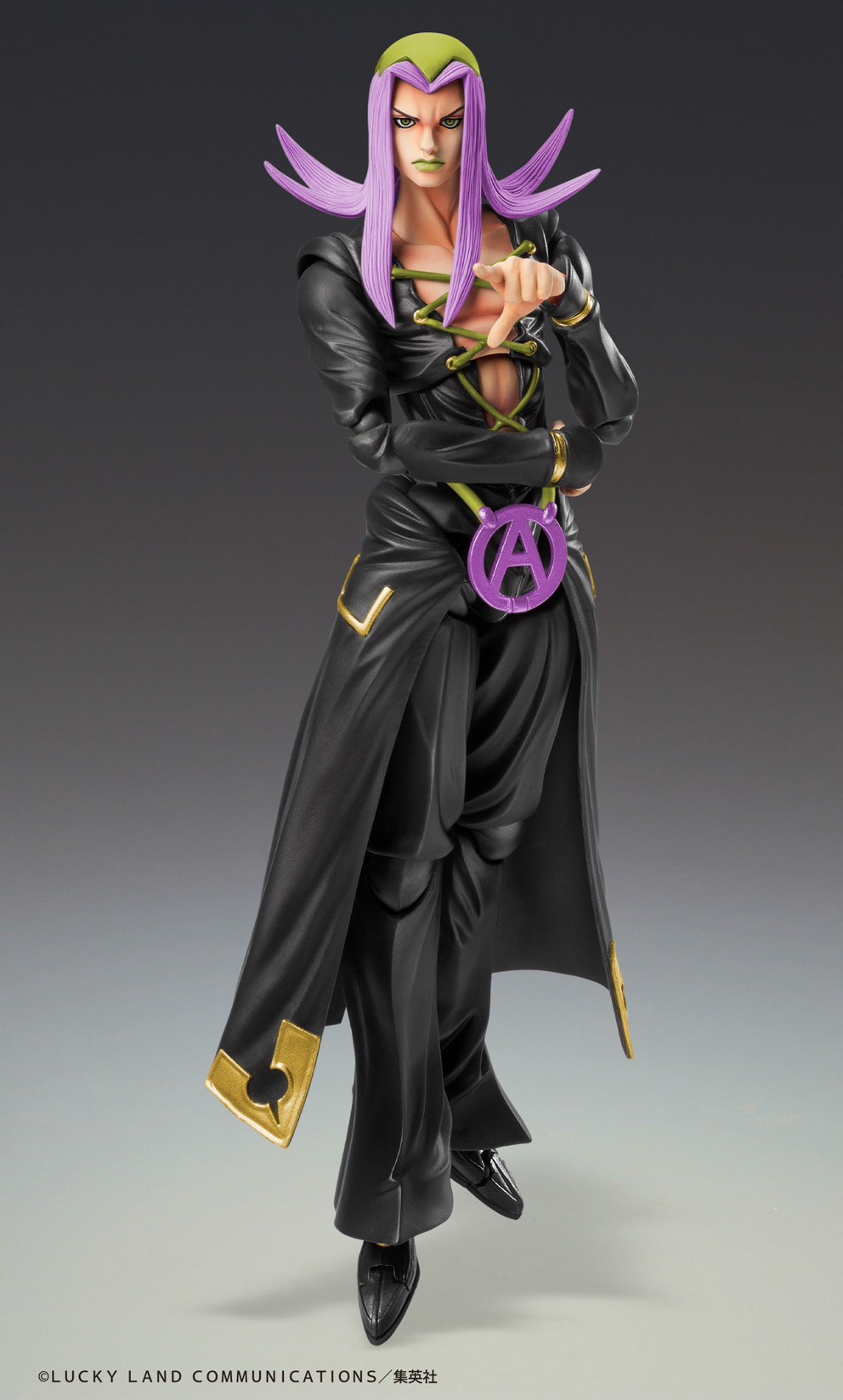 Pre-order : Super Action Statue Leone Abbacchio Ver. Black (JoJo's Bizarre Adventure Part 5) by Medicos