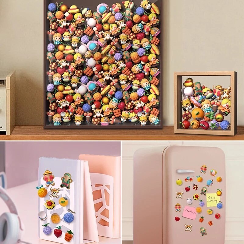 แม่เหล็กติดตู้เย็น 1 กล่อง ได้ 4 ตัว | One Piece - Dessert Carnival Sweet Bean Series (Magnetic) by Win Main