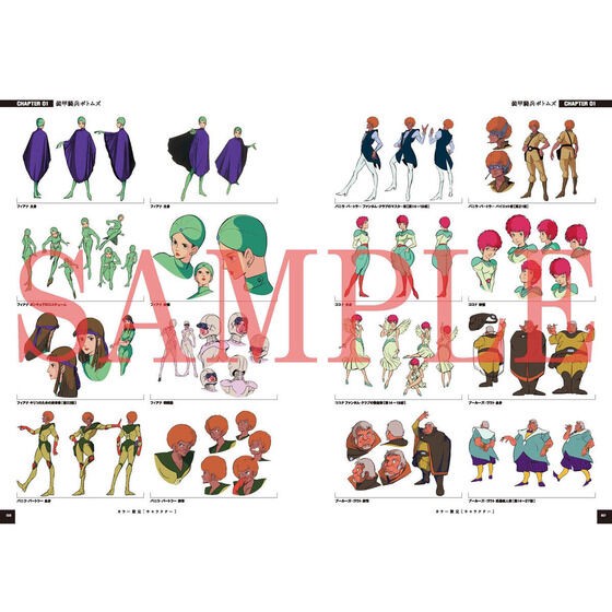 PRE-ORDER : [Made-to-order] Armored Trooper Votoms 40th Official Setting Material Collection Part.1