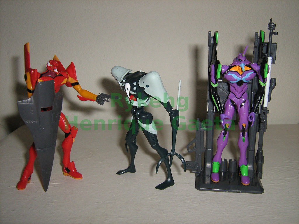 กาชาปอง อีวา อีวานเกเลี่ยน Ultimate Action Evangelion vol. 1 Gashapon by Bandai (Set of 5)