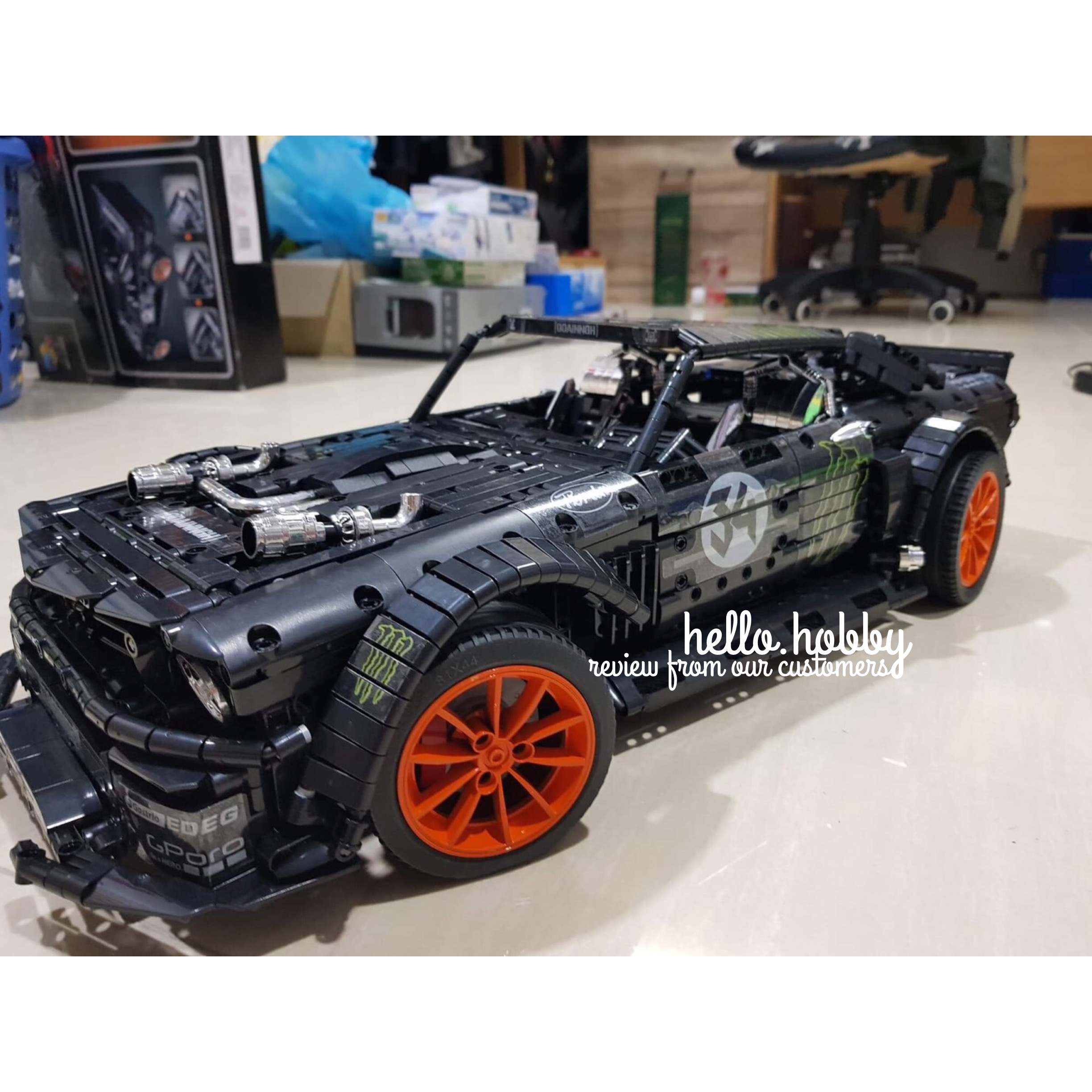 23009 Ford Mustang Hoonicorn V2 3168pcs