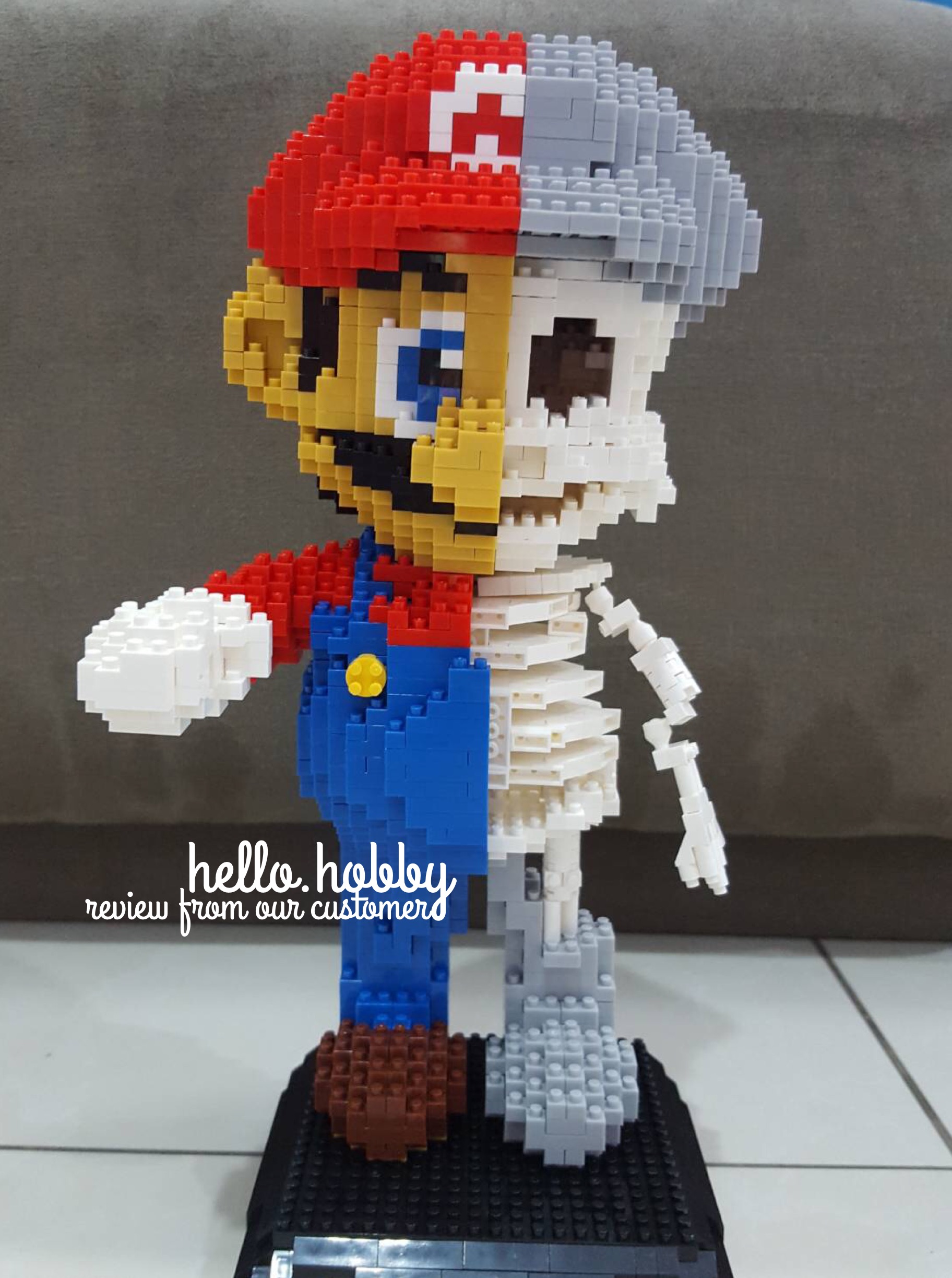 ZRK 7807 Dissection Skeleton Mario 1686pcs
