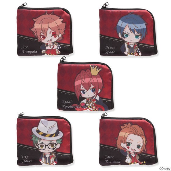 PRE-ORDER : Hapikuro! Disney Twisted Wonderland Coin Cases (22 Types) (Random)