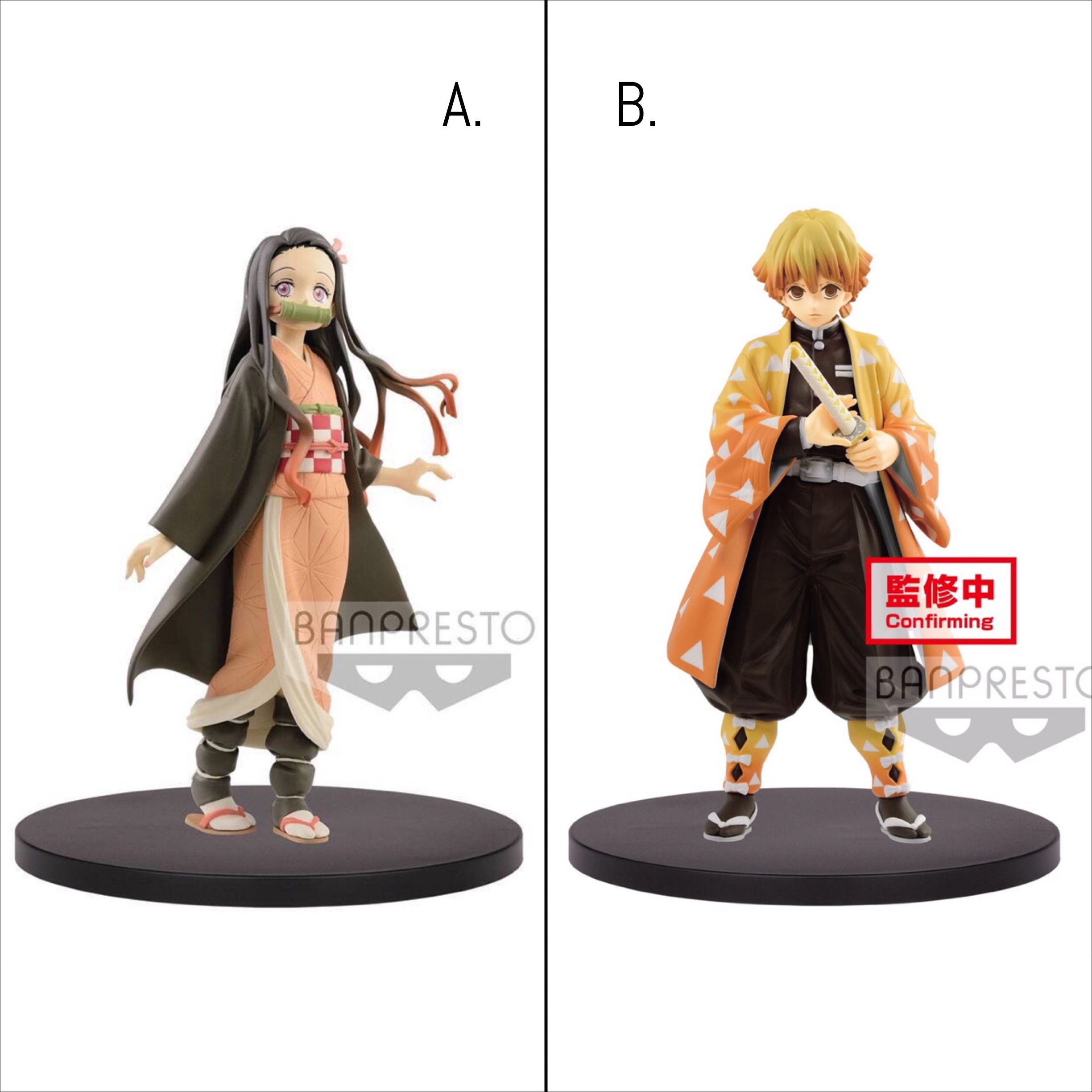 Pre-order : Kimetsu no Yaiba FIGURE vol.3 (A:Nezuko Kamado / B:Zenitsu Agatsuma)