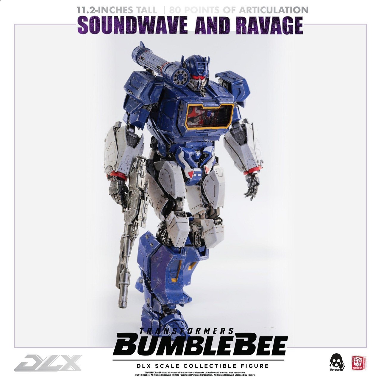 Pre-order : Transformers BUMBLEBEE DLX Soundwave and Ravage by ThreeZero (Reissue)