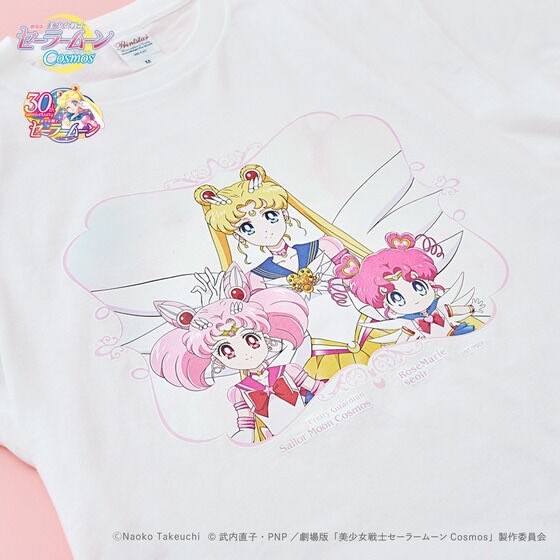 PRE-ORDER : Movie version "Sailor Moon Cosmos" x RoseMarie seoir Collaboration Short Sleeve T-shirt